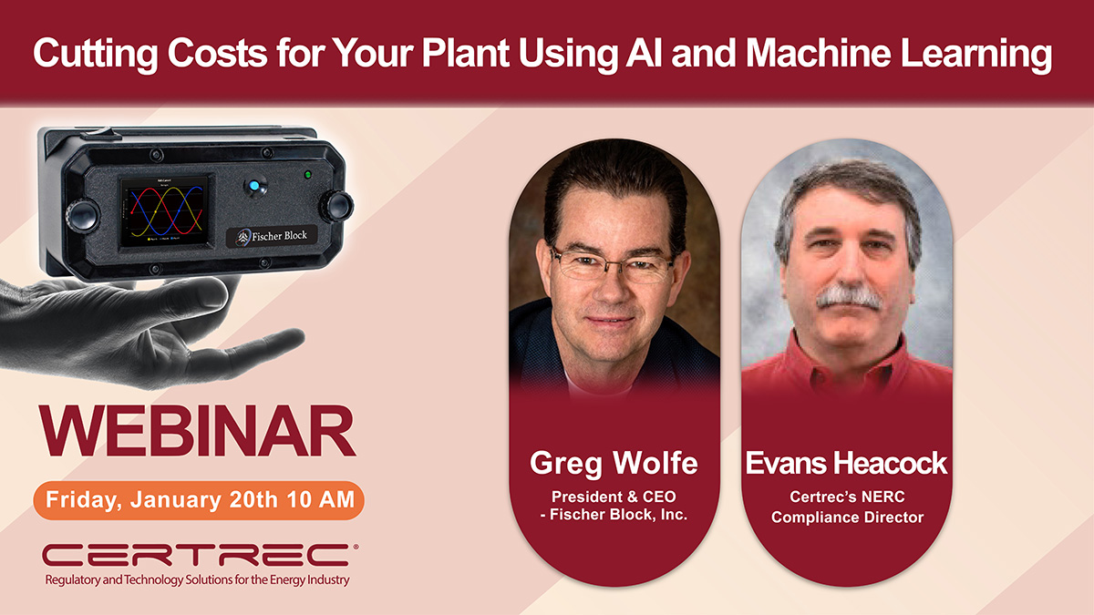 Cutting Costs for Your Plant Using AI and Machine Learning v3 - Featuring Fischer Block - Certrec Webinar