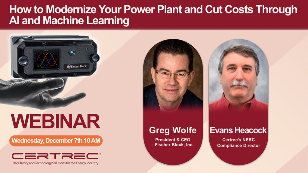 How to Modernize Your Power Plant and Cut Costs Through AI and Machine Learning - Featuring Fischer Block v3 - Certrec Webinar