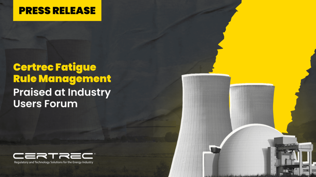 17- Certrec Fatigue Rule Management System Praised at Industry Users Forum - Press Release - Featured Image- Certrec