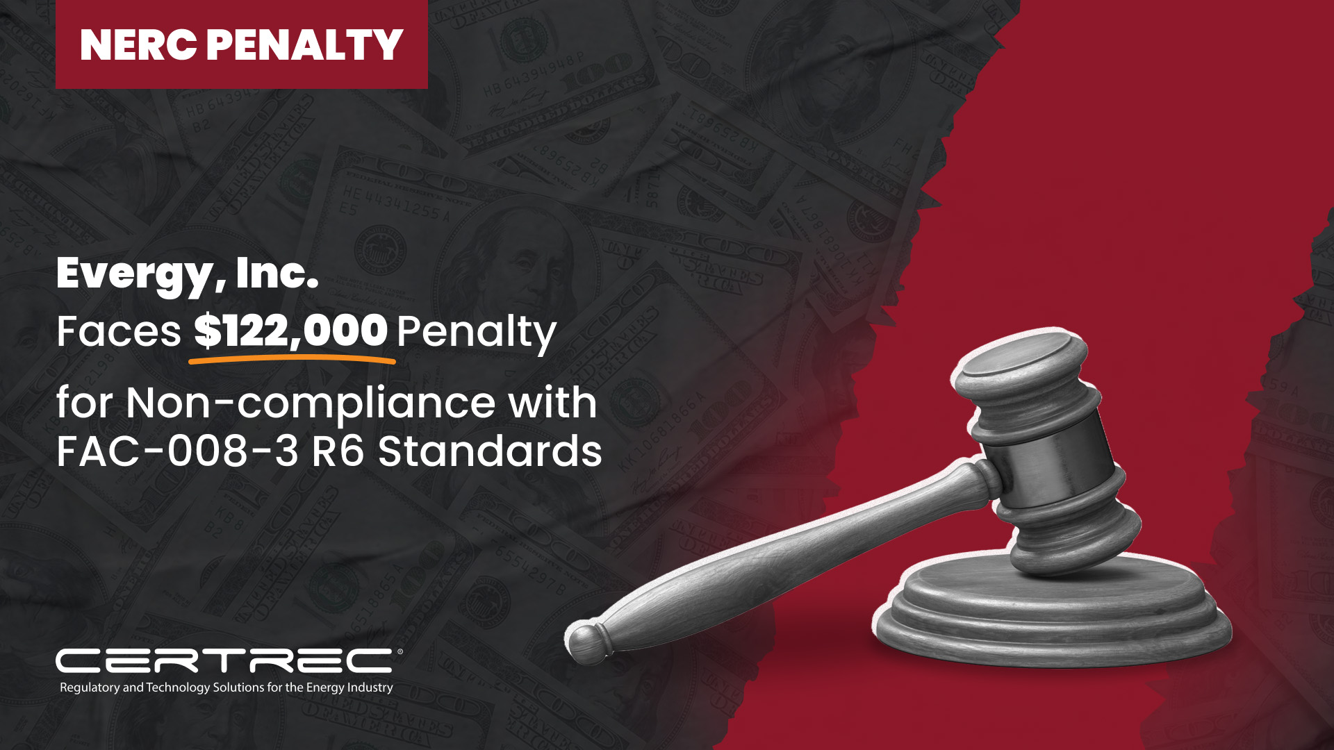 Evergy, Inc. Faces $122,000 Penalty for Non-compliance with FAC-008-3 R6 Standards - Certrec